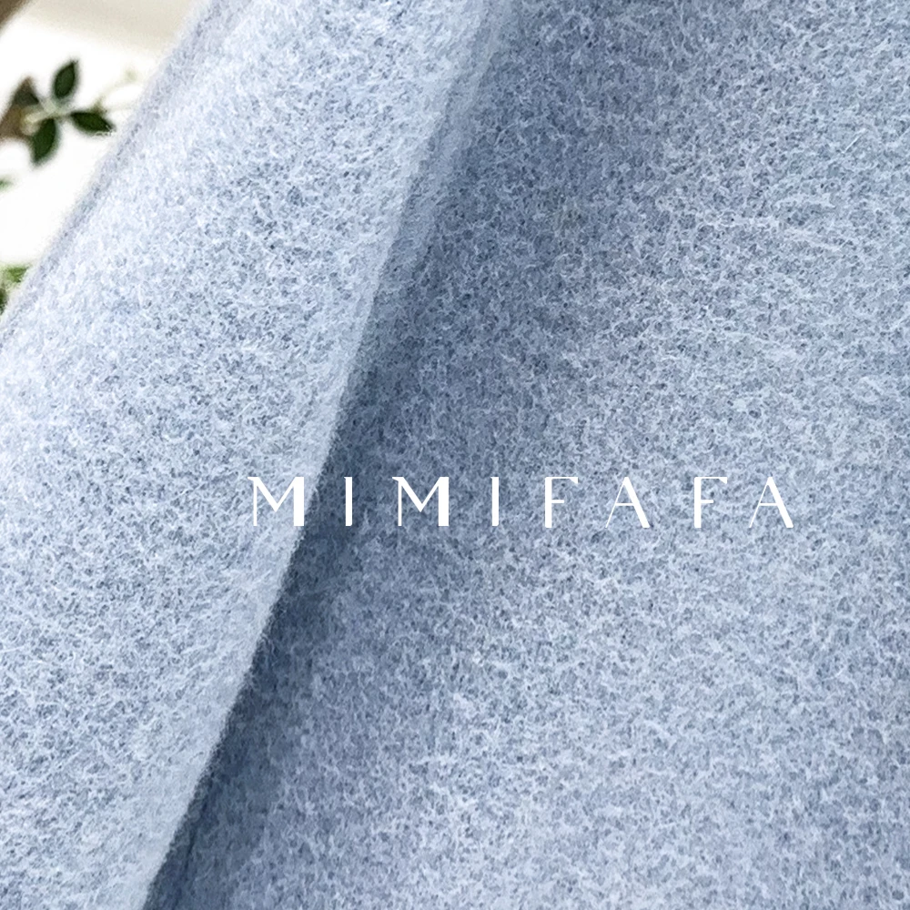 

Брендовое женское пальто премиум-класса Mimifa из чистого оригинального двухстороннего шерстяного пальто с воротником-стойкой, зимняя верхняя одежда