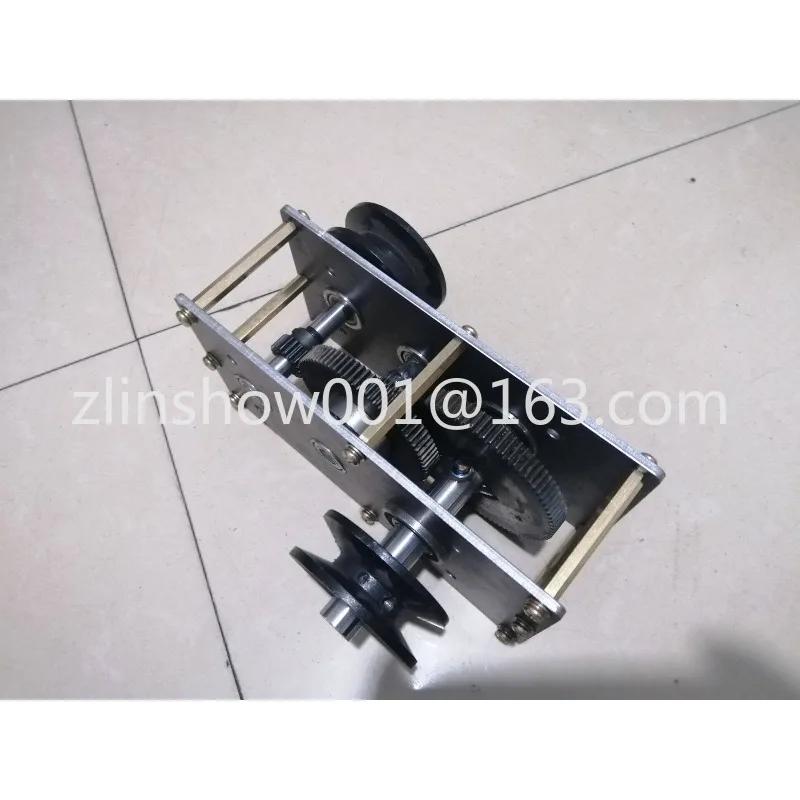 Hand generator speed increase gearbox wind hydraulic drive DIY pulley gearbox reducer