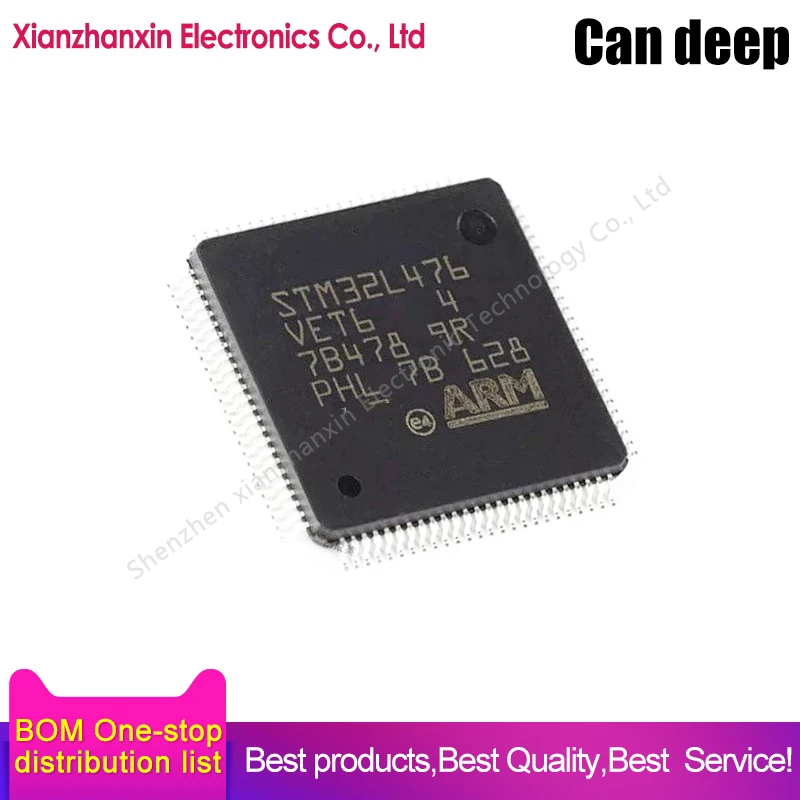 1pcs/lot STM32L476VET6 STM32L476 476VET6 QFP100 Microcontroller chips in stock