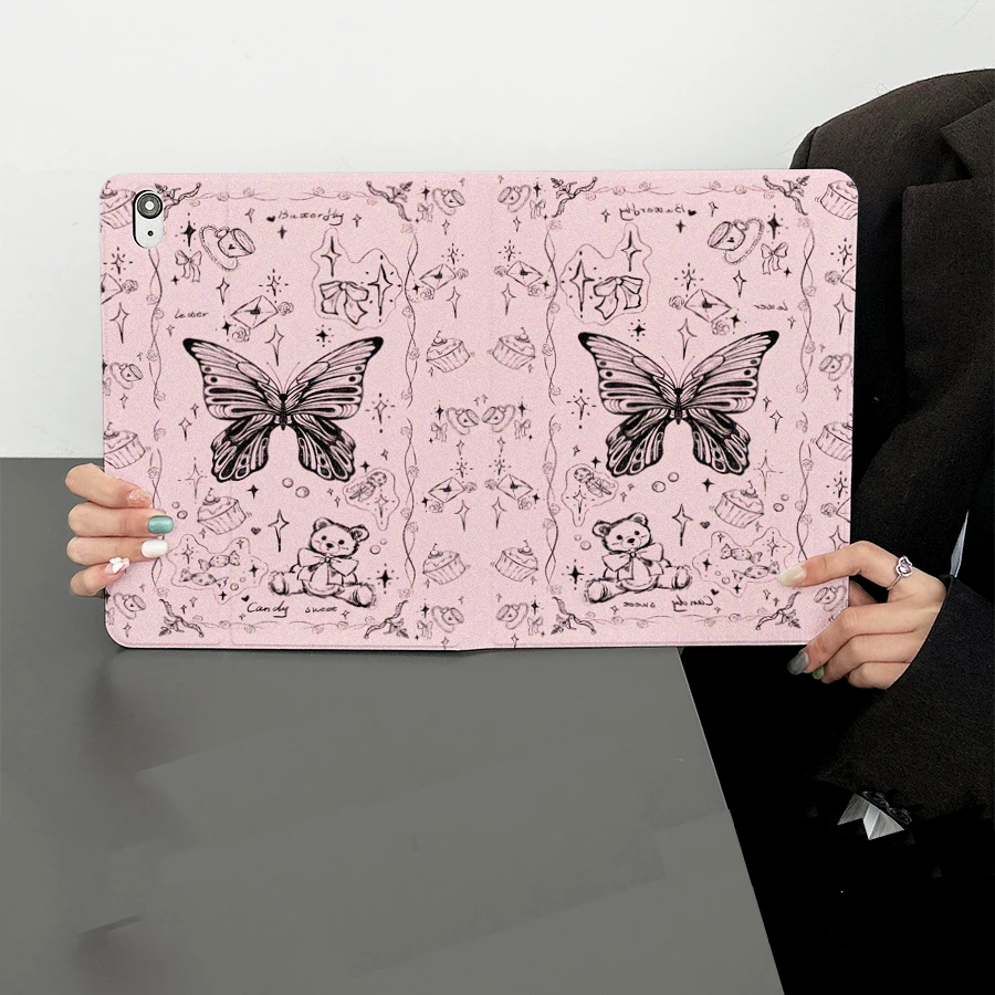 

Case for Samsung pad,Foldable Tablet Case Compatible with Samsung For Galaxy Tab S7/S8/S9