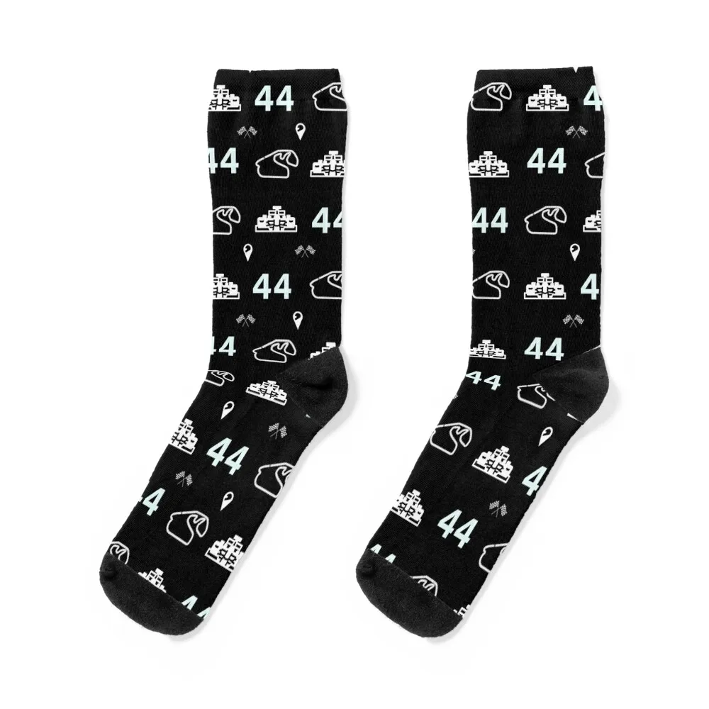 Lewis Hamilton 44 Racing Pattern Socks Children's Crossfit compression christmass gift Socks For Women Men's