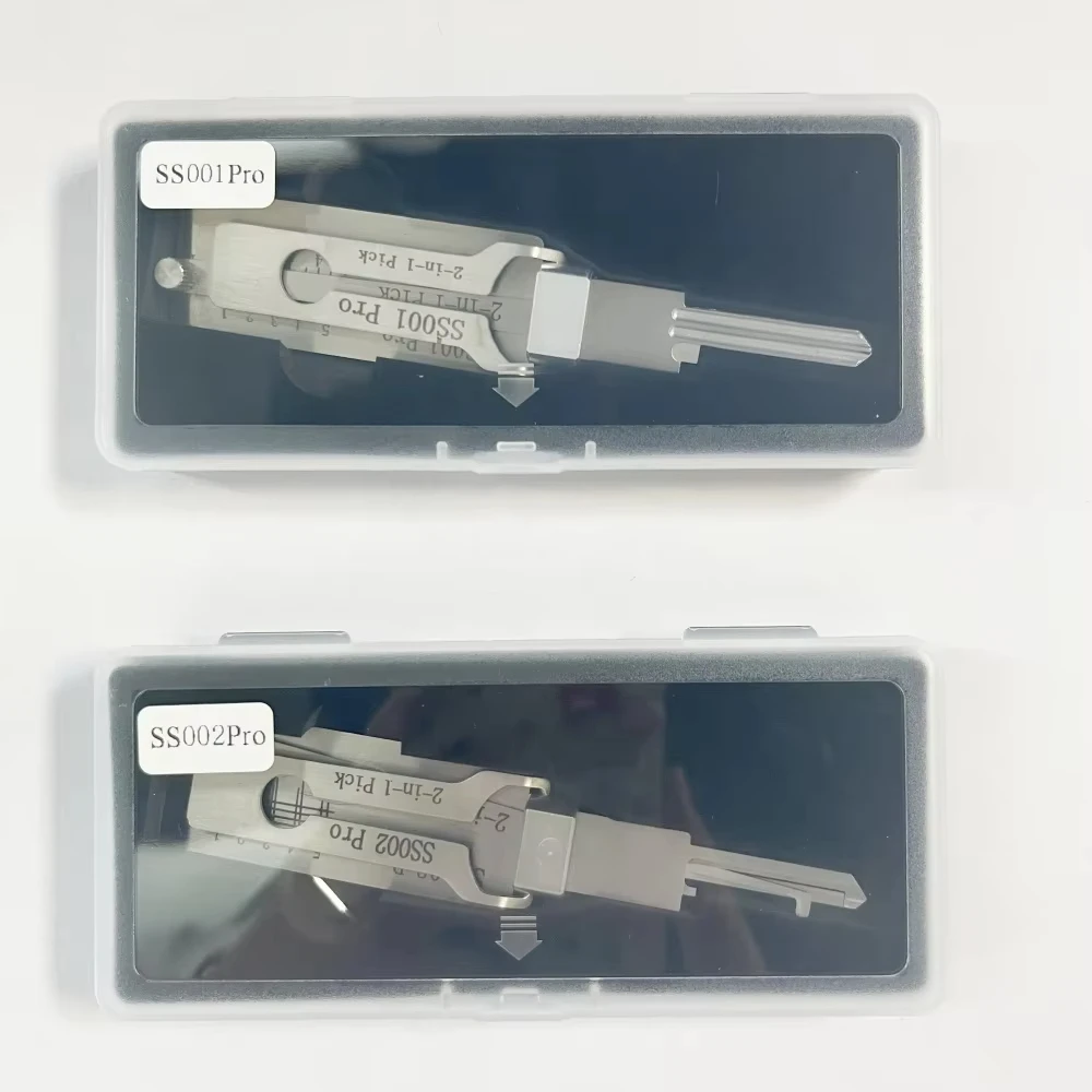 2pcs Lishi 2 in 1 Tools SS002 SS001 pro KW1 KW5 SC1 SC4 Lishi tool For Door Civil Lock Opener Hand Tool Professional Locksmith