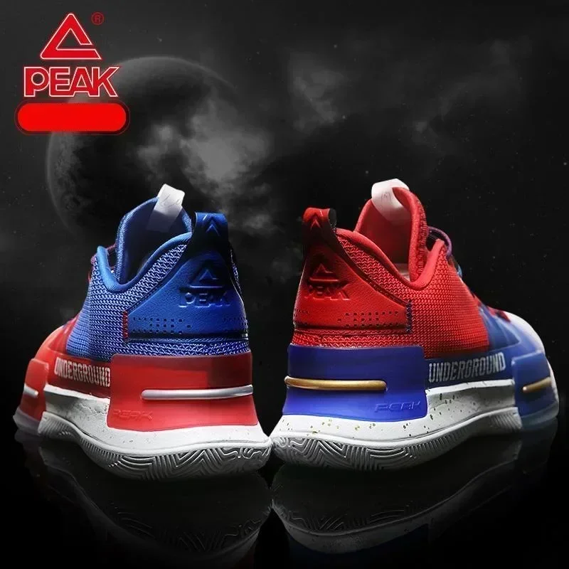 Peak TAICHI Color Matching Peak Basketball Sneakers Men\'s Breathable Shock-absorbing Wear-resistant Sports Shoes for Men 2024