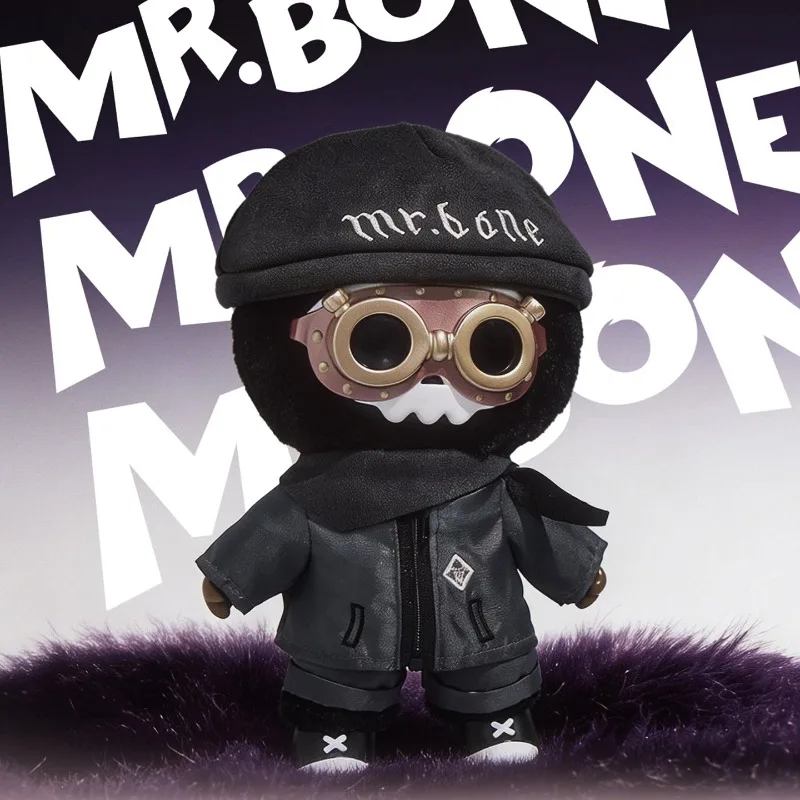 

MR.BONE The Plush Special Forces Team Series Blind Box Cute Mr.Bone Plush Agents Cool Anime Figure Mystery Box Collectible Gifts