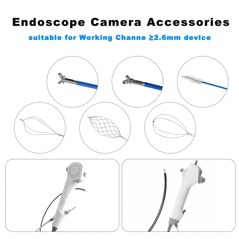 

Use for Working Channe ≥2.6mm Endoscope Camera Accessories Foreign Body Forceps Biopsy Forceps Cell Brush Multi-types Optional