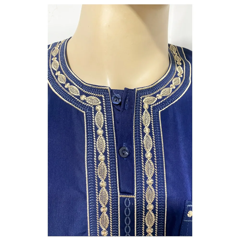 وصول الربيع والصيف الجديد! ملابس رجالية مسلمة رداء عربي، زي عرقي شرق أوسطي مليء بأجواء وملفت للنظر