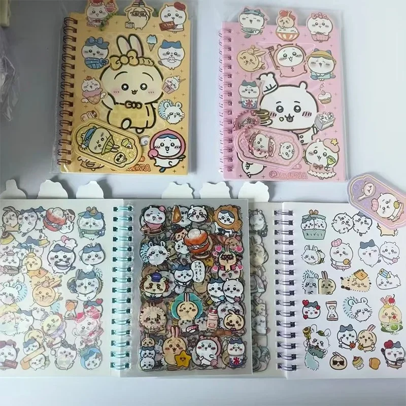 

Cute yiji Sticker Notebook 3-in-1 Cartoon High-Quality Stickers Journal Planner with Fun Stickers for Fun DIY Stationery