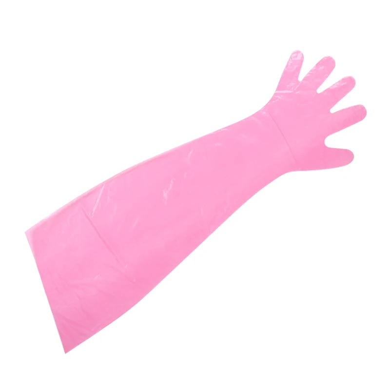 

50PCS Disposable Long Arm Gloves Veterinary Vet Gloves For Cow