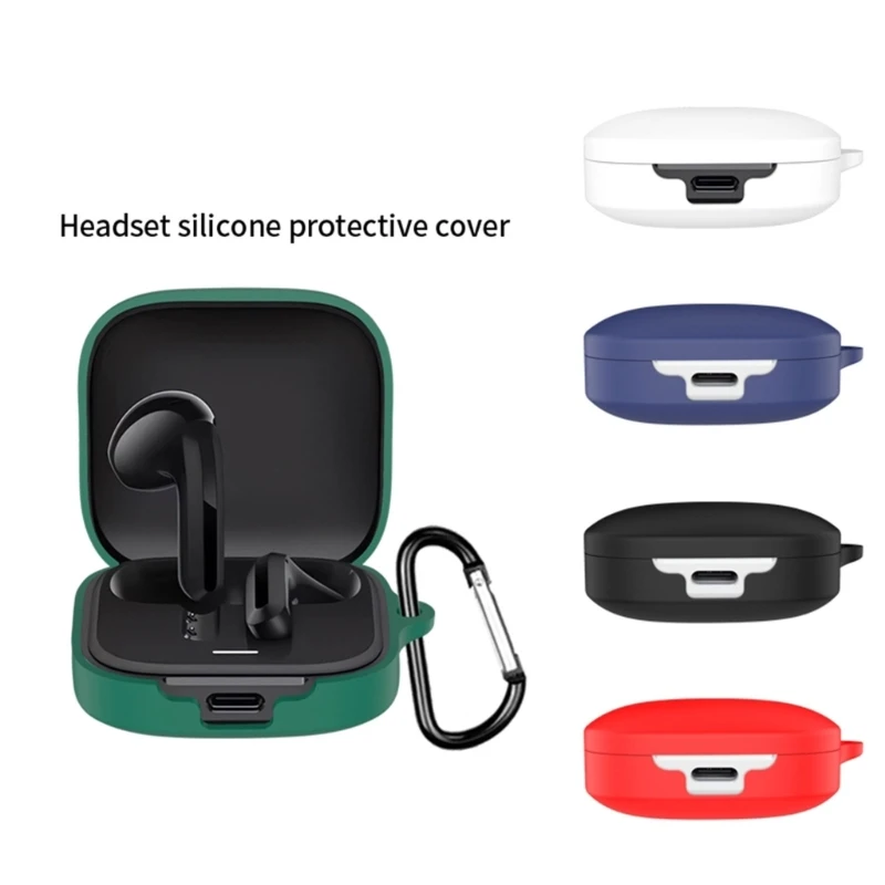 เหมาะสำหรับ redmi buds 6ฟองน้ำครอบหูฟังเคสกันกระแทกป้องกันผิวป้องกันรอยขีดข่วนล้างทำความสะอาดได้นุ่มป้องกันความเสียหาย