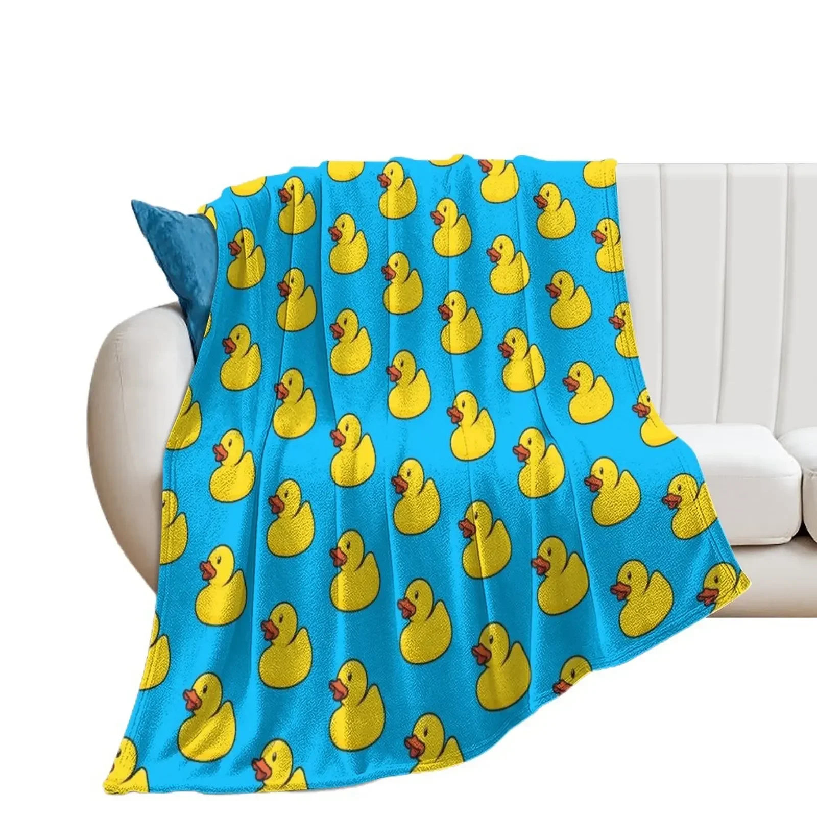 

Rubber Duck Throw Blanket christmas gifts Soft Plush Plaid Soft Plaid Blankets