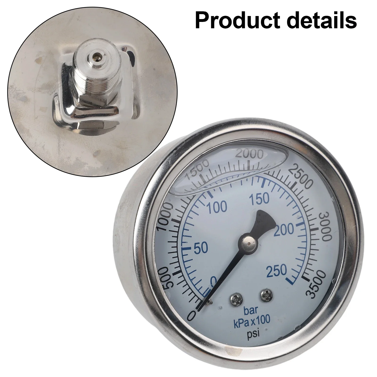 Stainless Steel Pressure Gauge Holder For Pressure Washers Designed For Tough Conditions And Reliable Performance