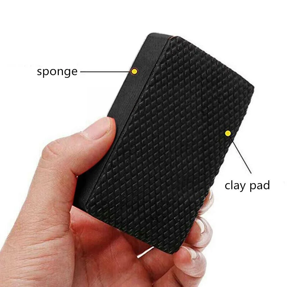 1/3/5pcs Car Clay Bar Pad Sponge Block Cleaning Eraser Tools Car Cleaning Tools Car Polishing Wax Sponge Auto Detail Care