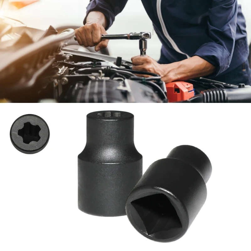 Automotive Screw Removal Sleeve Battery Cover Removal 1/2in Battery Housing Caps Removal Socket Repair Tool Dropshipping