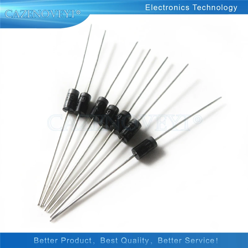 50PCS 1N5817 1N5819 1N5399 1N4937 1N4004 Schottky Rectifier Diode 1N4001 1N4007 UF4007 HER107 FR207 FR157 FR107 RL207 DO-41