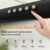 30 インチ アンダーキャビネット レンジ フード スリム コンバーチブル ダクト/ダクトレス 230 CFM、3 スピード ベント、再利用可能なフィルター、LED 照明付き、ブラック 4