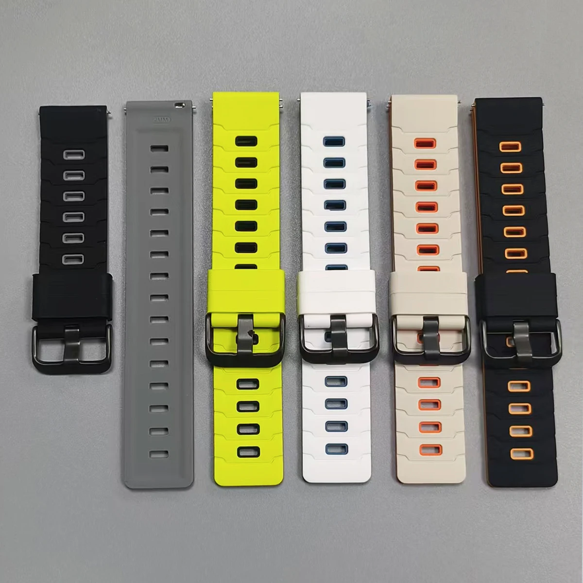 22mm Silikonarmband für Garmin Venu 4 45mm/Venu 3 2/Forerunner 265 255 570-47mm Sport-Uhrenarmband für Garmin Vivoactive 4