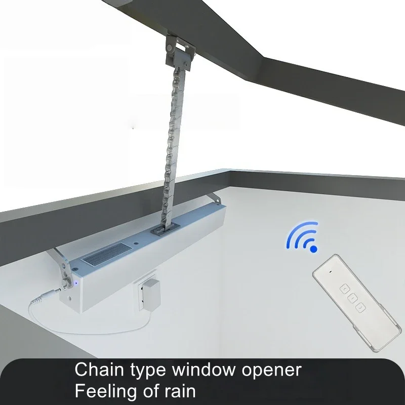 HY Electric window opener with rain sensor chain remote control for automatic window closing when it rains