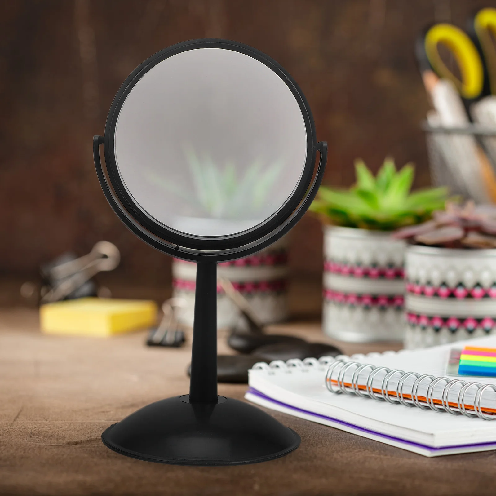 

Convex Lens Physics Experiment Props Optics Mirror with Stand Optical Kit Plastic