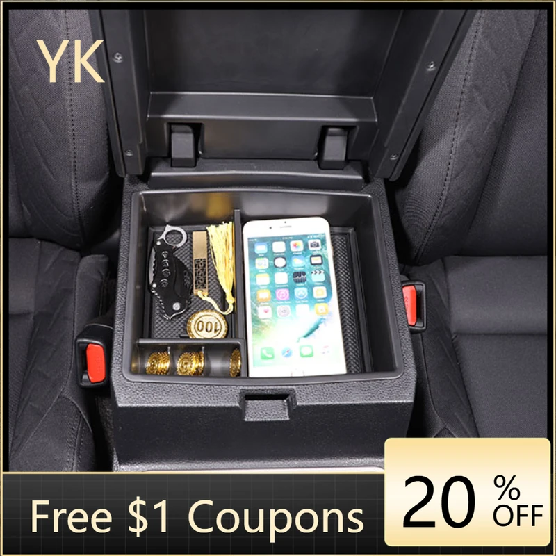 

For Toyota Tacoma 2024-2025 Car Center Console Armrest Box Storage Box Mobile Phone Tray Interior Car Accessories