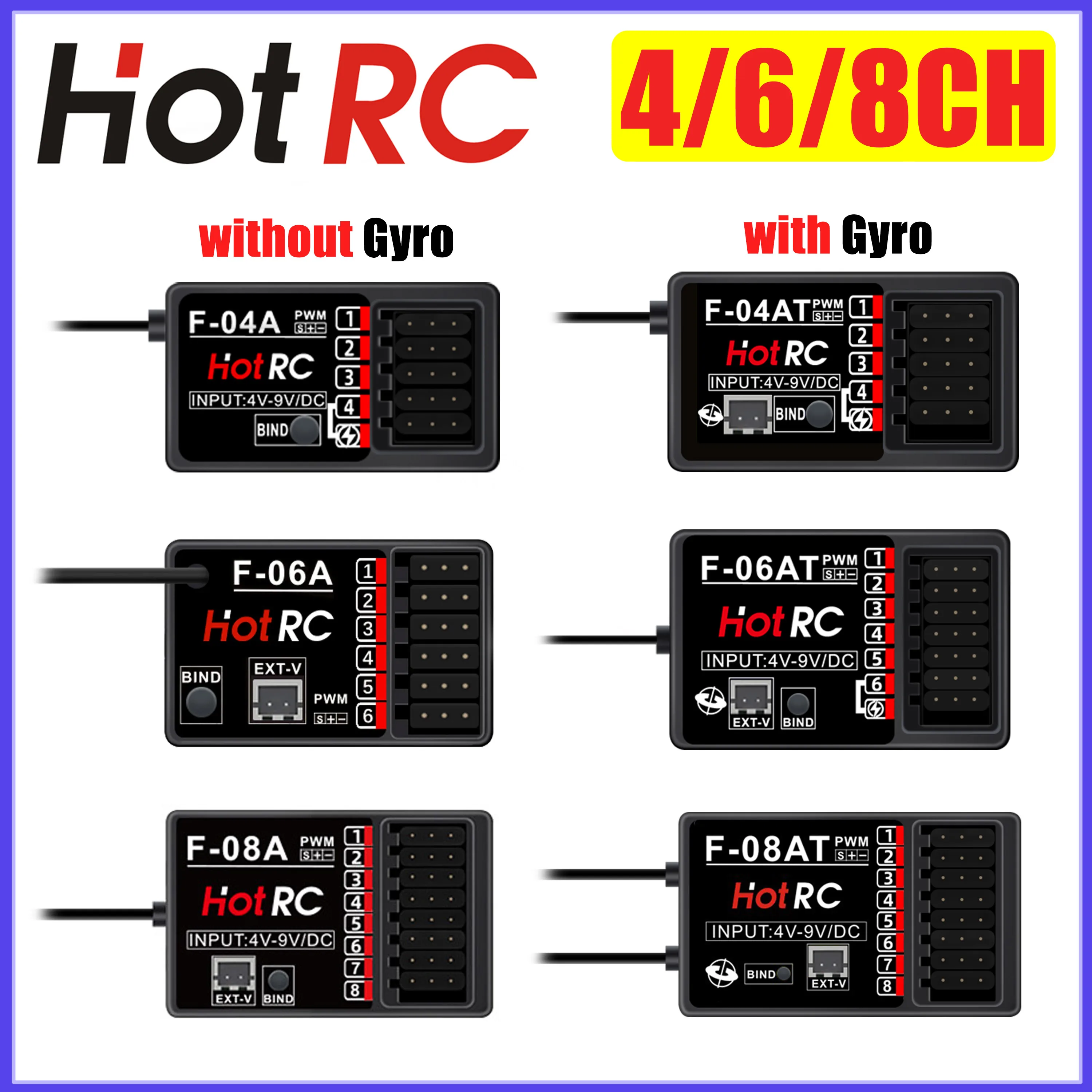 Hotrc 4CH 6CH 8CH G…