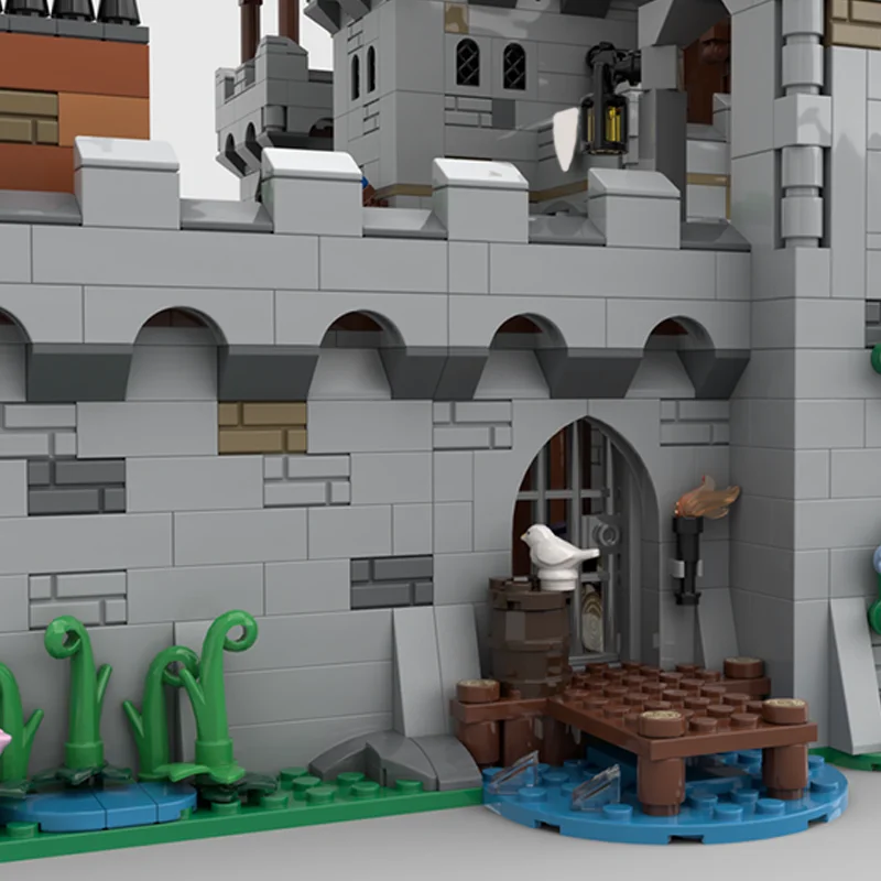 4039pcs MOC Lionbrick Modular Castle Lion Model Building blocks Construction Christmas gift DIY toy creative idea Brick Kids