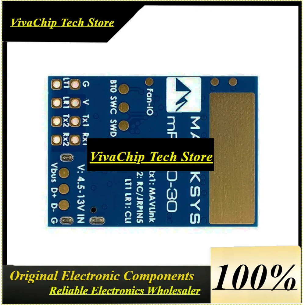 VivaMATEKSYS MLRS MAVLINK 2.4GHZ RECEIVER, MR24-30 MLRS 2.4 GHz LoRa, 30 DBm RF Power 4.5-13V For Long Range RC FPV Parts