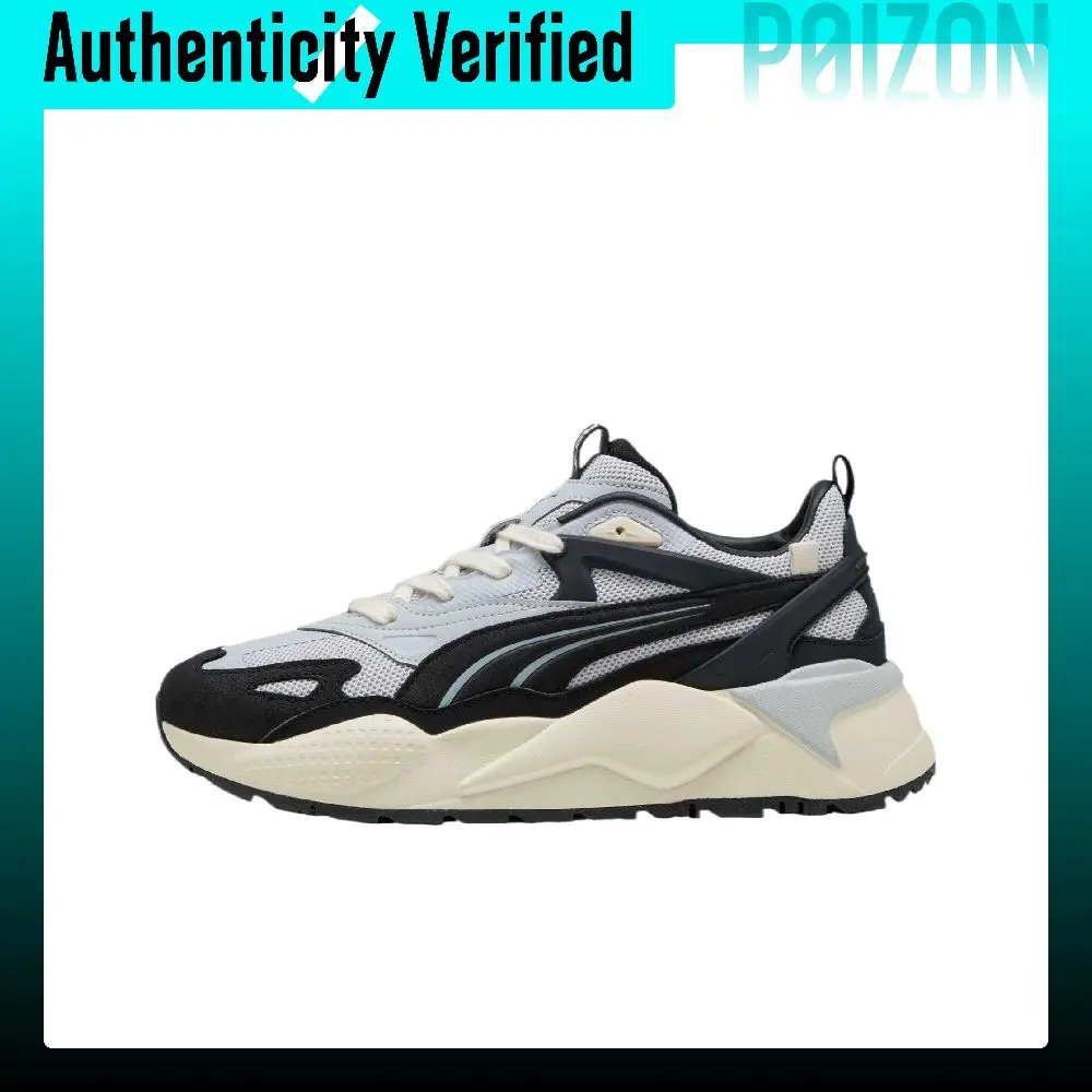 PUMA Mesh Comfortable Abrasion Resistant Low top Casual Shoes Unisex Blue Black 401263-02
