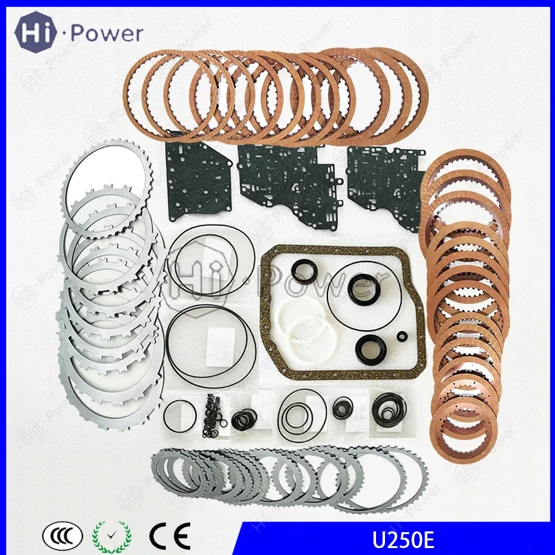 U250E U251E Transmission Clutch Master Repair Kit Friction Steel Plate For Toyota Camry Gearbox Disc Oil Seal Overhaul Kit