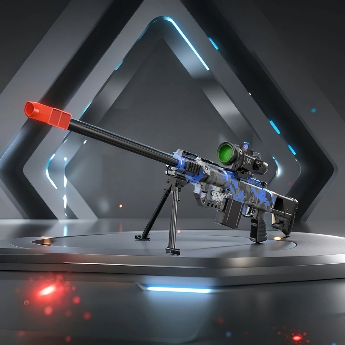 M200 Toy Sniper Blaster – Atirador de bola de gel seguro para crianças, brincar ao ar livre – Diversão no quintal, presente perfeito para o Natal e o Halloween