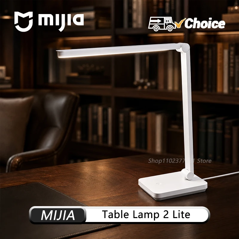 NEW Original Mijia Desk Table Lamp 2 Lite RA90 Folding Eye Protection 3-Gear Dimming Color Rendering Light Bedside Night Lamp CN