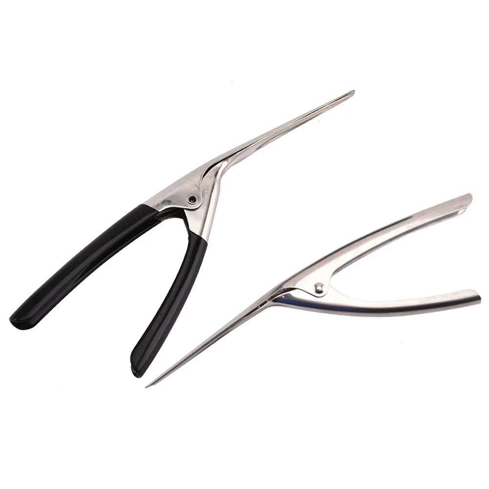 

2 pcs Shrimp Stainless Steel Kitchen Gadget Prawn Peeling Device Sturdy Removal Plier Practical Prawn Tool Easy Use Portable