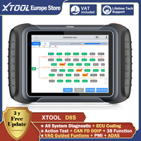 XTOOL D8S D8 Automotive Diagnostic Tools Key Programming 38+ Resets With DoIP Toplogy Map OBD2 Bidirectional Scanner ECU Coding