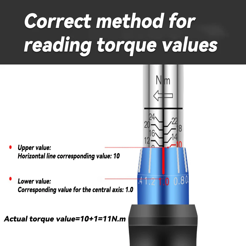 1/4 3/8 Inch Spark Plug Socket Wrench Universal Ratchet Key Drive Ratchet Torque Wrench Spark Plug Removal Tool10-60N.m/2-24N.m