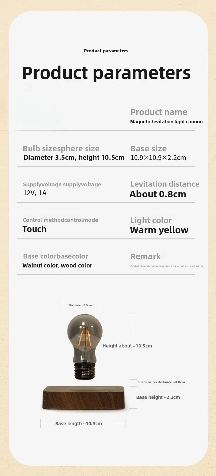 ماجليف ضوء لمبة مكتب الديكور جو مكتب مصباح الإبداعية زميل رئيس العملاء شريك الأعمال هدية #5