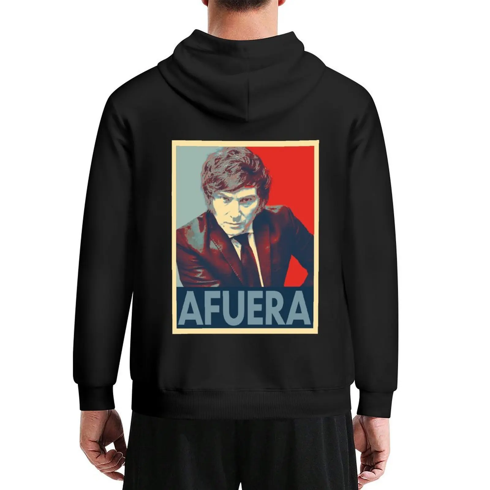 

Milei - Afuera Duotone Hoodie clothes for men men's sweat-shirt hooded shirt autumn clothes japanese hoodie