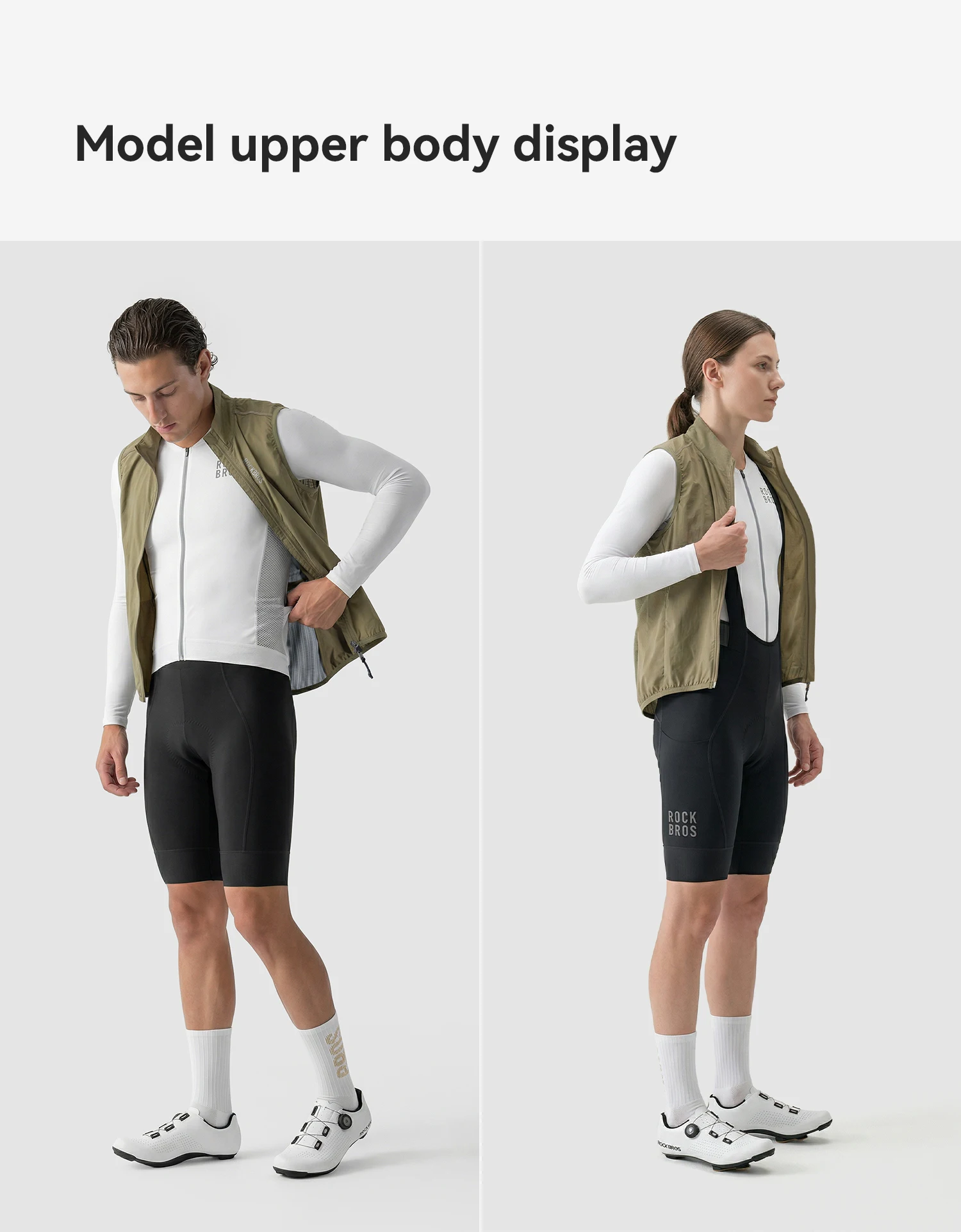 ROCKBROS Sommer Radfahren Weste Leichte, Tragbare Atmungsaktive Ärmellose Jacke Windjacke Mantel Outdoor Sport Radfahren Kleidung – Detail 20