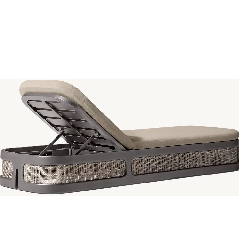 كراسي الاستلقاء في الهواء الطلق حمام سباحة كراسي الروطان كراسي الشاطئ الترفيهية شاطئ البحر فيلا المتسكعون فندق شرفة الترفيه مقاعد الروطان