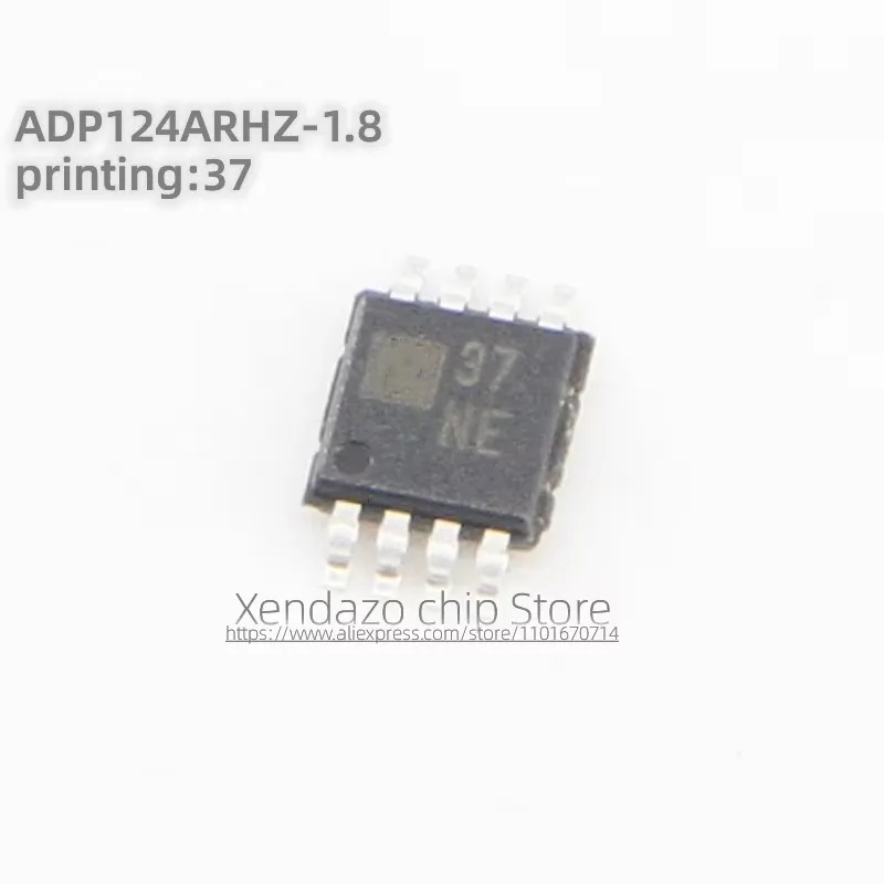 10pcs/lot ADP124ARHZ-1.8 ADP124ARHZ Silk screen printing 37 MSOP-8 package Original genuine Linear voltage regulator chip