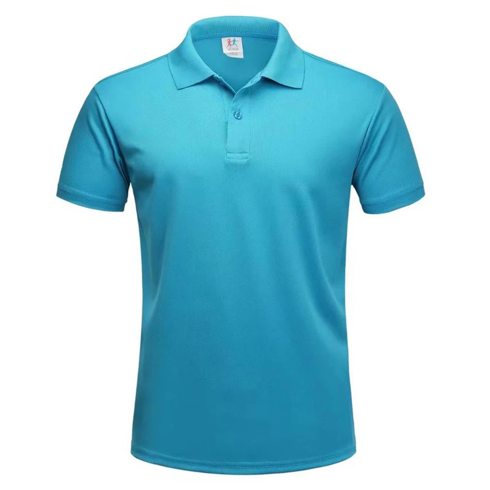 Dry Fit Breathable Golf Polo Shirt Bulk Wholesale Plain Polyester Sports Collar T Shirt Men Summer Playera Polo T-shirt For Men