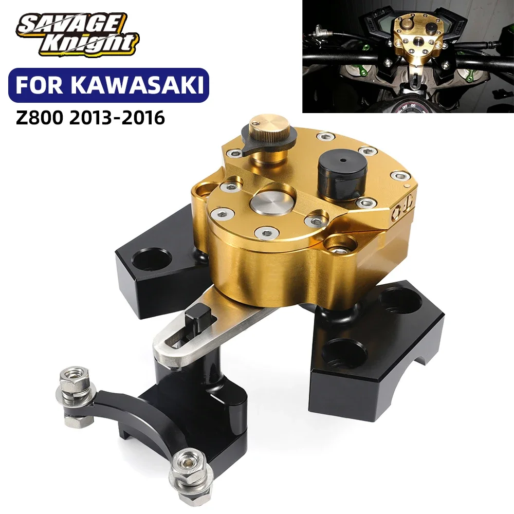 For KAWASAKI Z800 Steering Damper Stabilizer Steering Stabilizer Motorcycle Accessories Z 800 Reversed Safe Handlebar Bracket