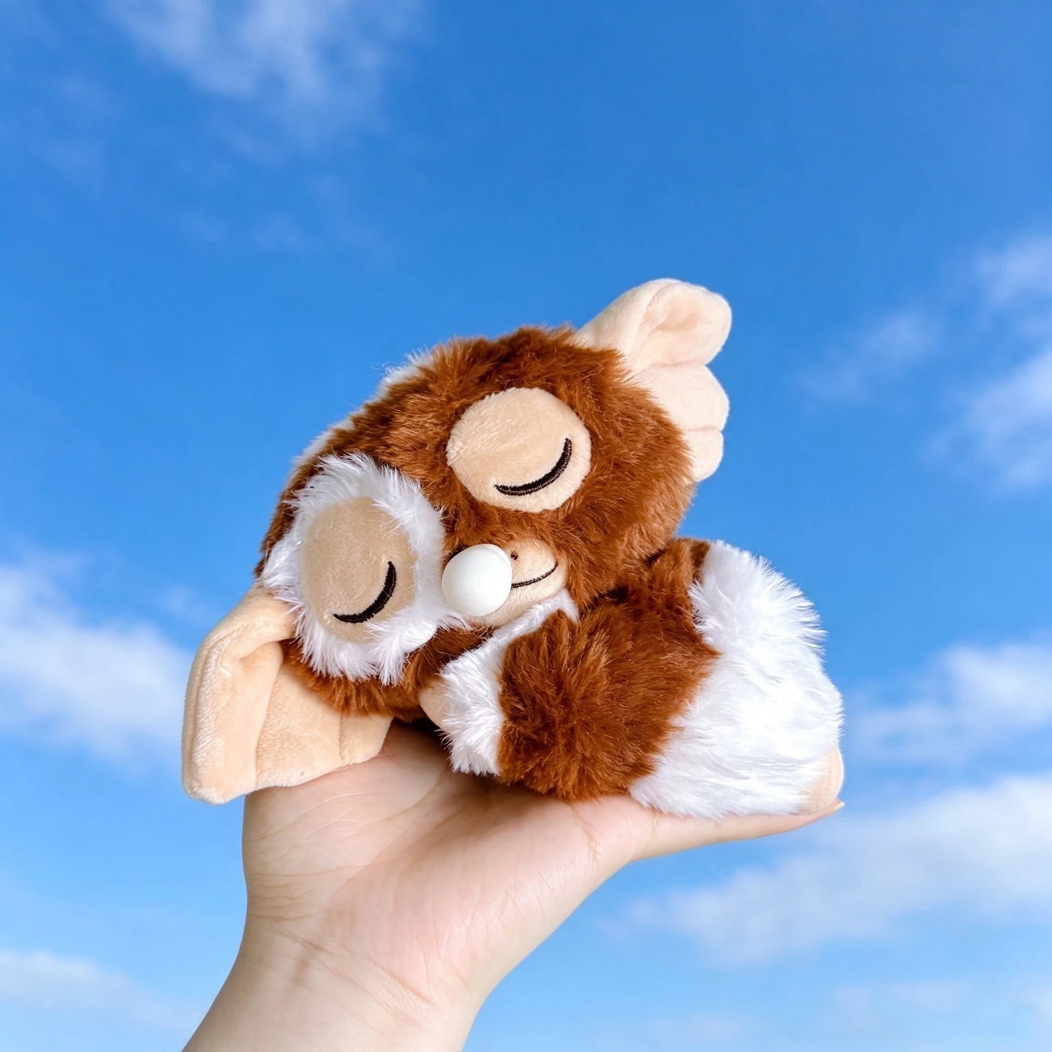 Genuine Hot Toys Gremlins Sleep Gizmo Cosbi Plush Keychain Backpack Pendant Collection Stuffed Doll Birthday Gifts
