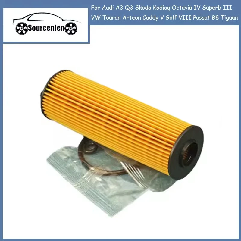

OIL FILTER 05L115562A for Audi A3 Q3 SKODA KODIAQ OCTAVIA IV SUPERB III VW TOURAN ARTEON CADDY V GOLF VIII PASSAT B8 TIGUAN
