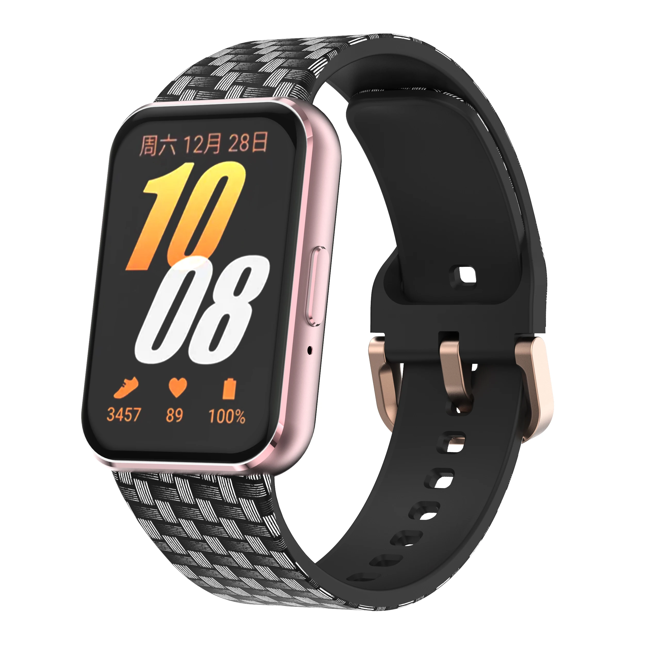 Printed Pattern Band for Samsung Galaxy Fit 3 Strap Rubber Bracelet Correa Floral Silicone SportBand Samsung Galaxy Fit3 Band