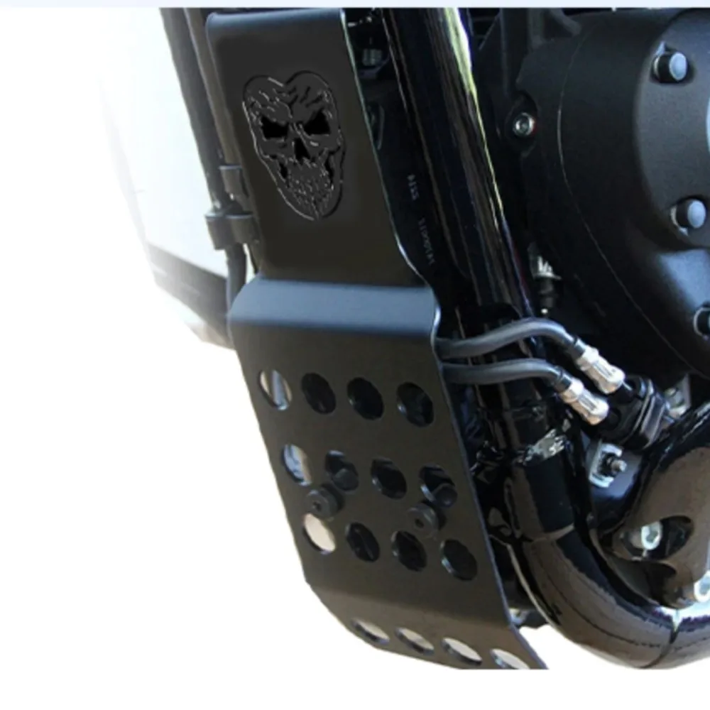 

Front Engine Guard Protector For Sportster Iron XL 883 1200 48 72 Lower Chin Fairing Spoiler Cover Front end protective cover