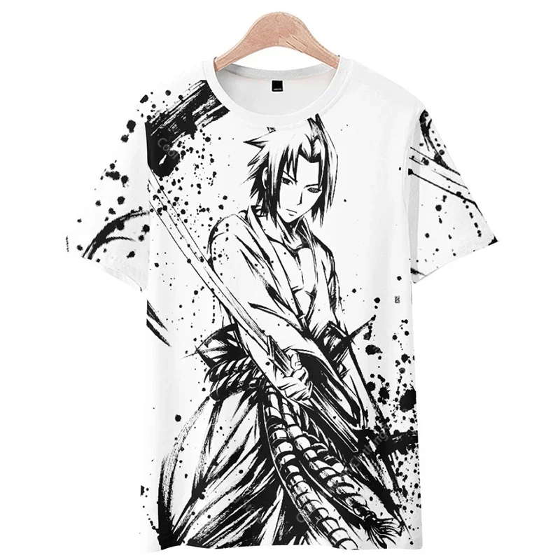 Naruto Summer Boys Girls Short Sleeve Clothing For Printing Tee Cute Casual Fashion Parent Child Clothing Short Sleeve T-shirt