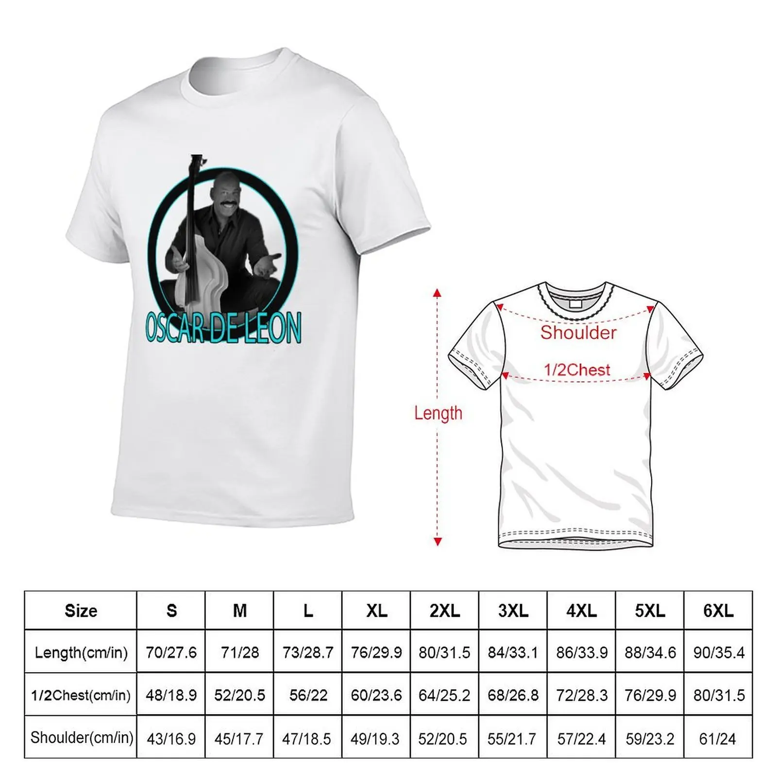 Salsa design of your favorite artist [Oscar De Leon] T-Shirt man t shirt boys animal print men workout shirt
