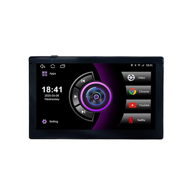 10.1 Inch Universal Android Car Headrest Display Multimedia Video Player Rear Seat Touch Screen HD Movie Game MP5 USB