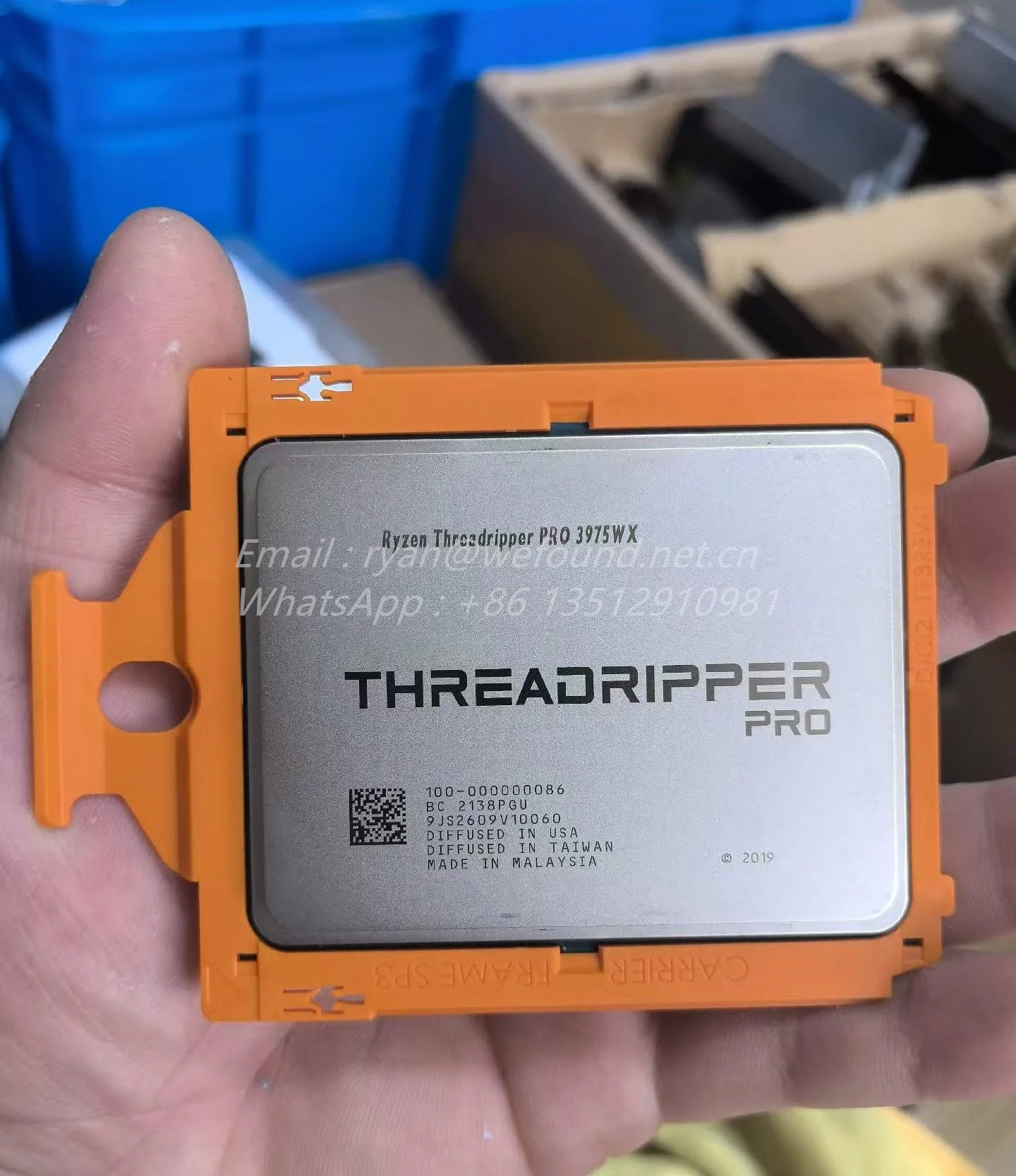 

Процессор для Ryzen Threadripper PRO 3975WX, 32 ядра, 64 потока, базовые часы, макс. 3,5 ГГц. Повышение до 4,2 ГГц