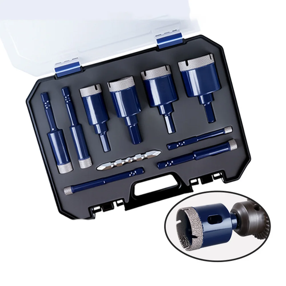 

1set Hole Opener Kit 6-35mm Dry Drill Bits For Angle Grinder Electric Drills Power Tools Accessories
