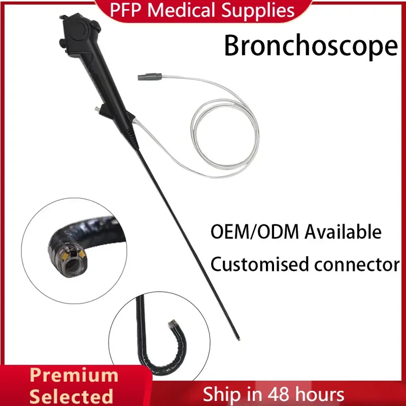 AP08 for OEM ODM Medical Flexible Bronchoscope with Articulating Tip and Custom Connector